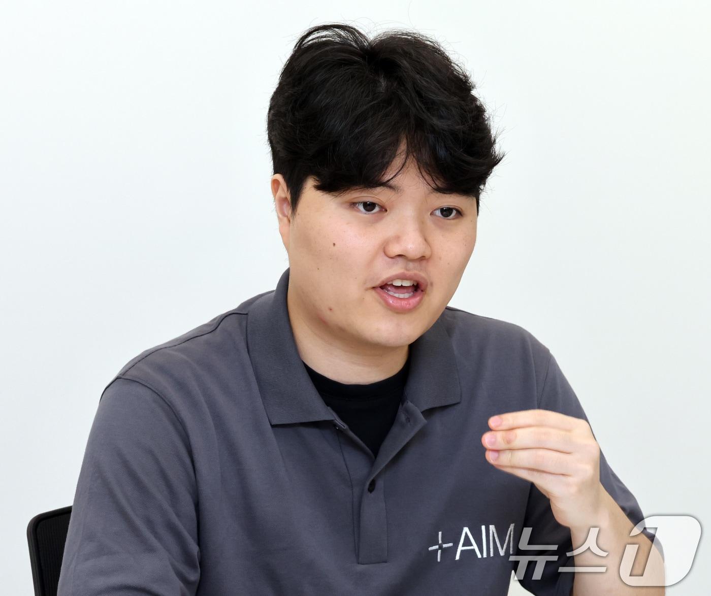 본문 이미지 - [인터뷰] 유상윤 에임인텔리전스 대표 ⓒ 뉴스1 이종덕 기자