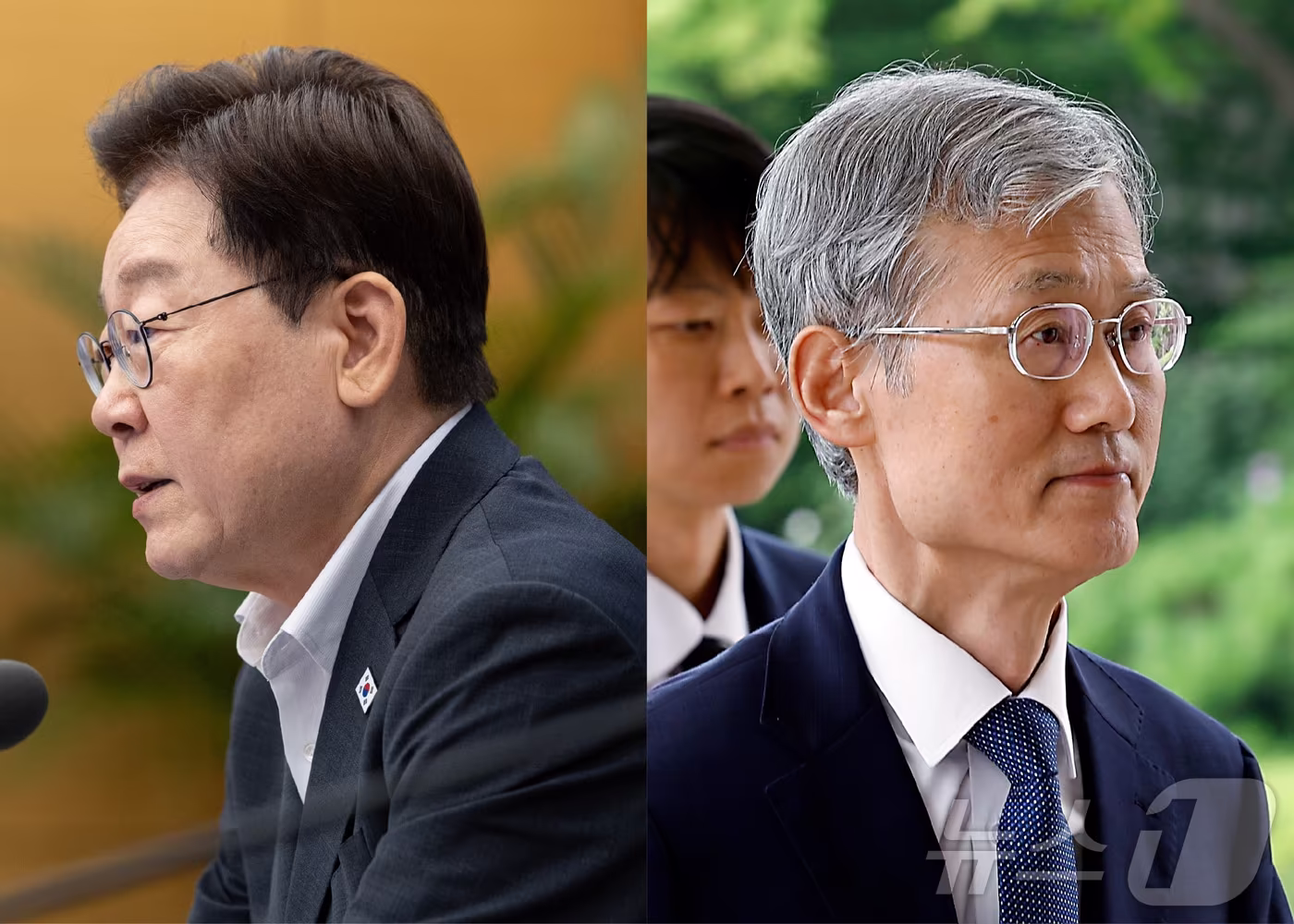 본문 이미지 - 이재명 대통령(왼쪽)과 조희대 대법원장 모습. 