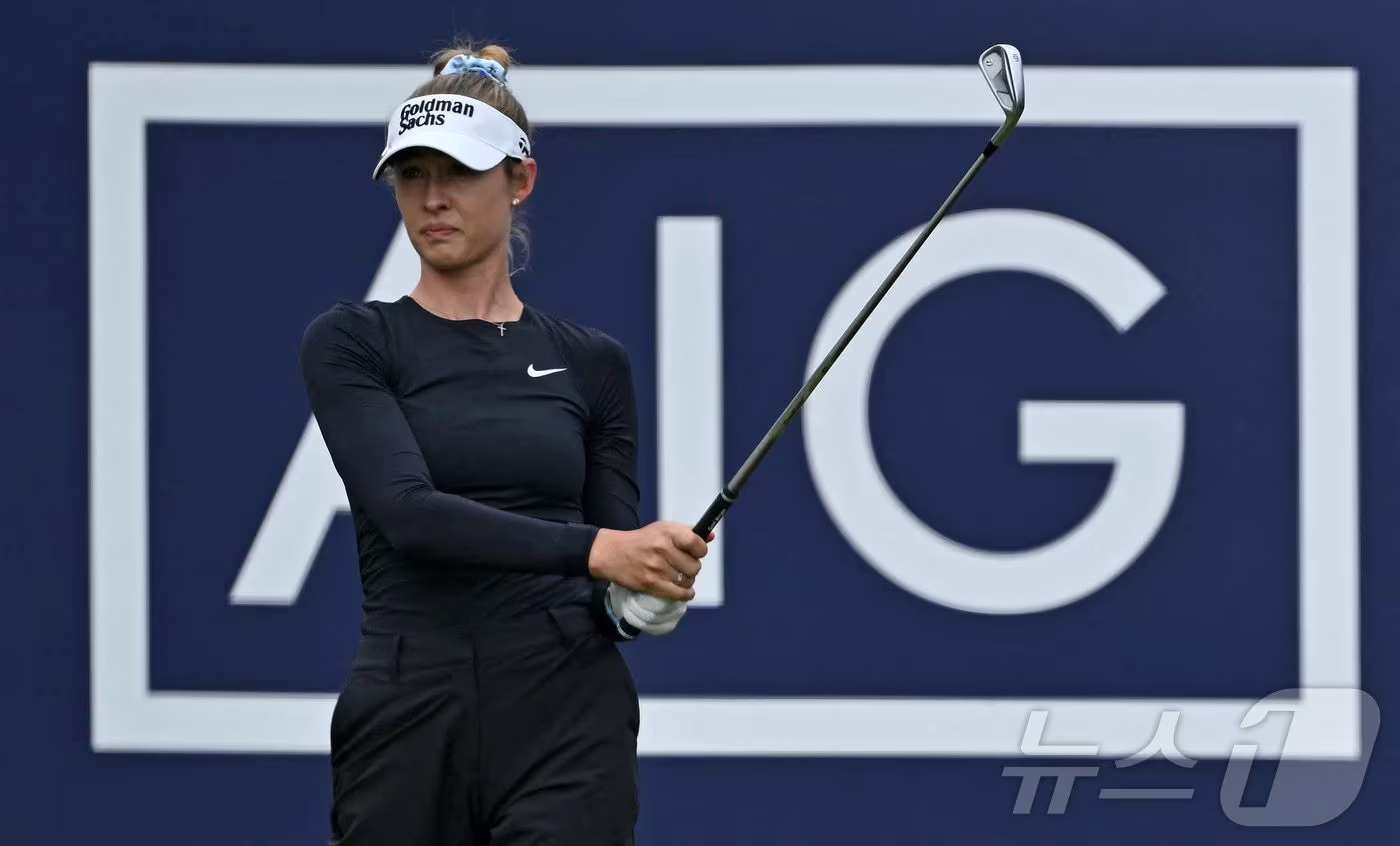 본문 이미지 - LPGA 안니카 메이저 어워드를 수상하게 된 넬리 코다(미국). ⓒ AFP=뉴스1