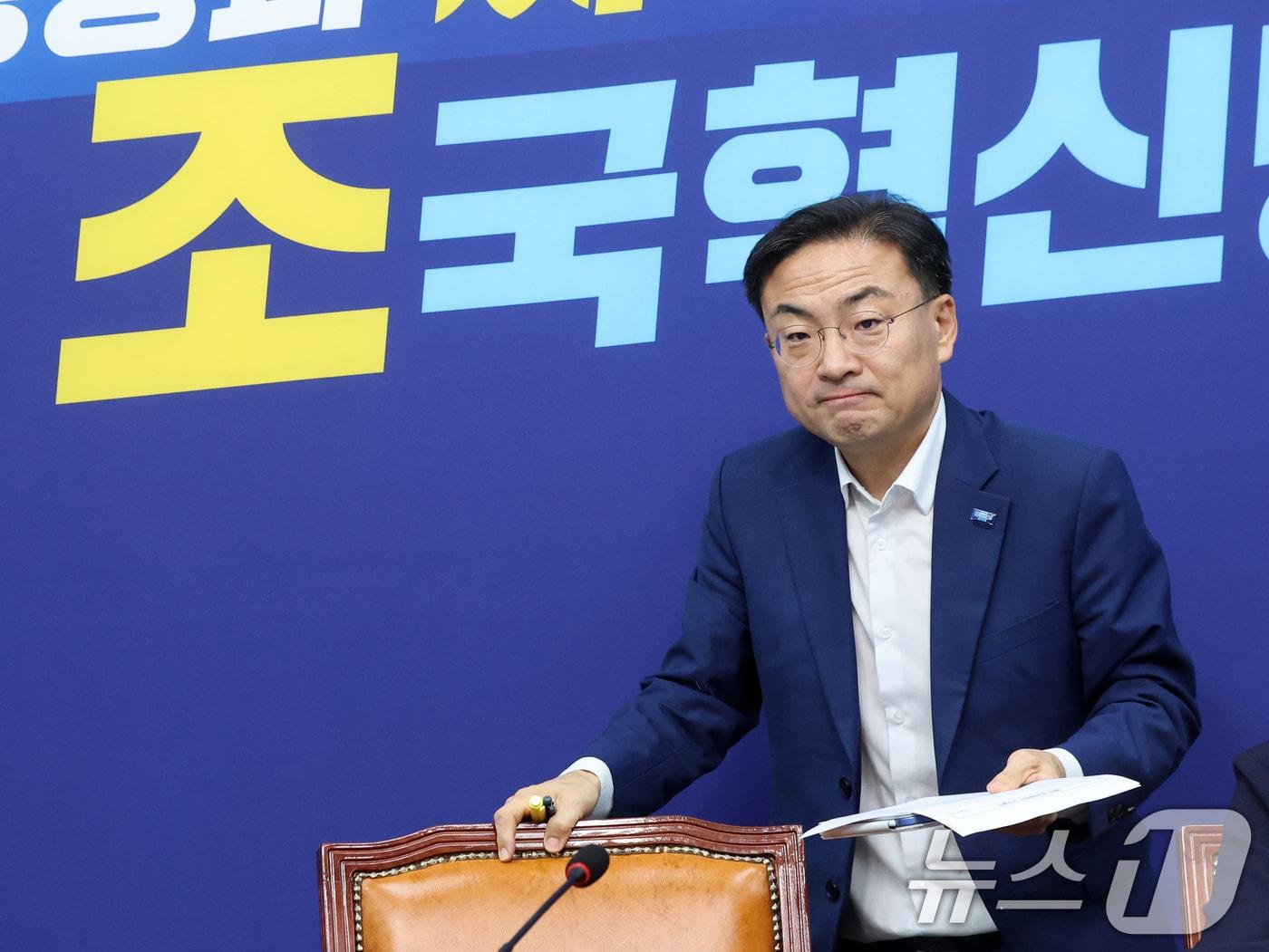 본문 이미지 - 신장식 조국혁신당 대표. 2026.8.3 ⓒ 뉴스1 황기선 기자