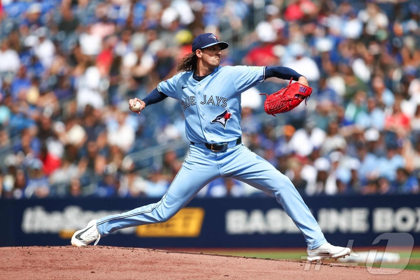 본문 이미지 - MLB 토론토 가우스먼이 트레이드로 컵스로 이적했다. ⓒ AFP=뉴스1