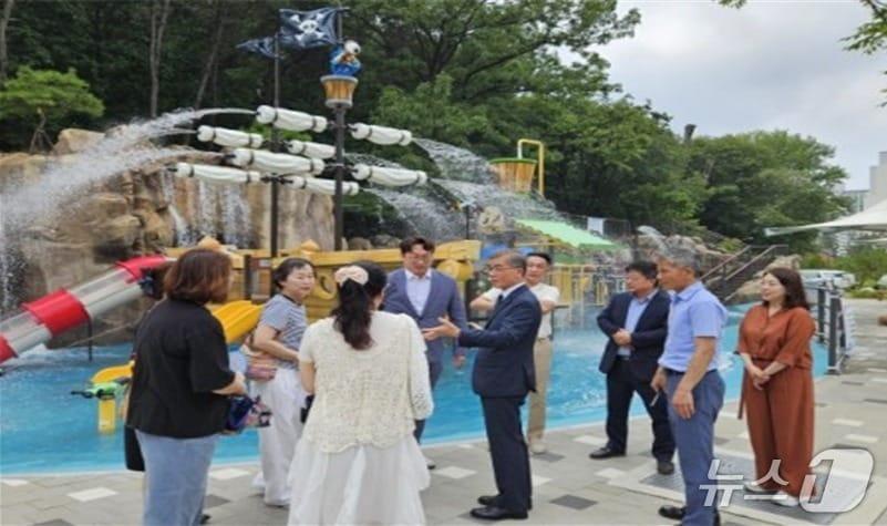 본문 이미지 - 물놀이장 점검 사진 (인천도시공사 제공.재판매 및 DB금지)