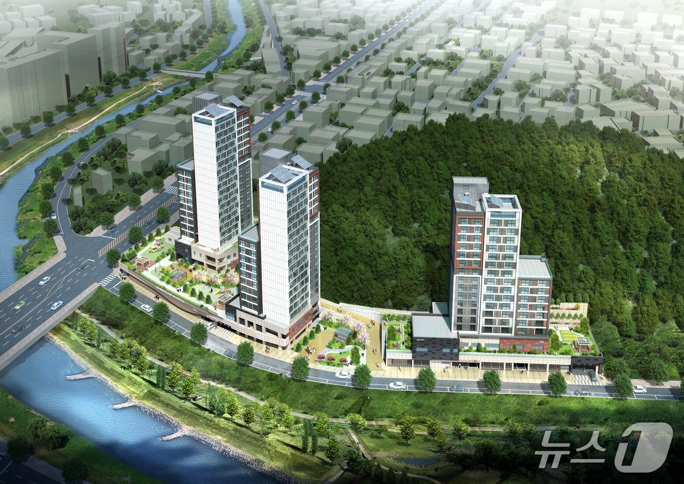 본문 이미지 - 광명 너부대마을 공공임대주택 조감도.(경기도 제공. 재판매 및 DB금지)