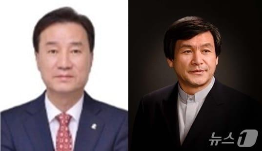 본문 이미지 - 36회 옥천군민대상 수상자 윤태연 씨(왼쪽)와 주서택 씨.(옥천군 제공. 재판매 및 DB금지)/뉴스1 