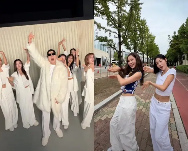 본문 이미지 - 앳하트 신곡 '3!4!' 챌린지/ 타이탄콘텐츠 제공