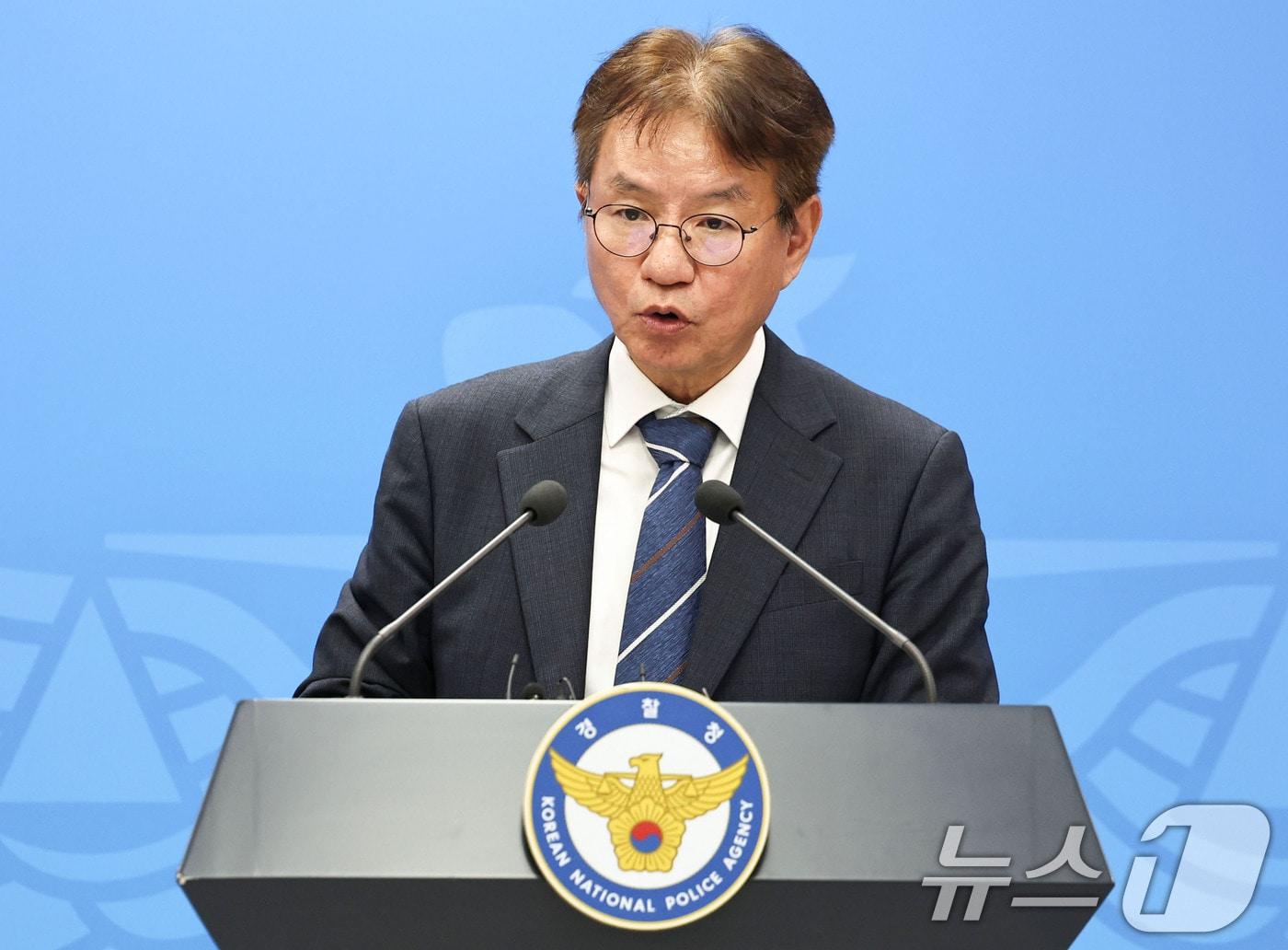 본문 이미지 - 김남준 경찰수사개혁위원장이 31일 서울 서대문구 경찰청에서 열린 경찰수사개혁위원회 범죄피해자 보호를 위한 1차 권고안 발표에서 발언하고 있다. 2026.8.31 ⓒ 뉴스1 이종수 기자