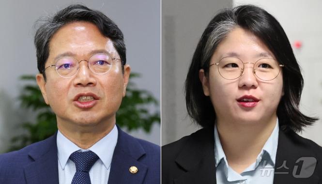 본문 이미지 -  김승원 법무부 장관 후보자(왼쪽)와 용혜인 성평등가족부 장관 후보자. ⓒ 뉴스1  DB