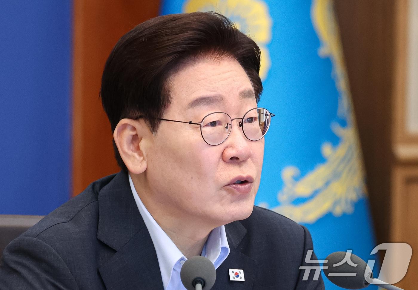 본문 이미지 - 이재명 대통령이 4일 청와대에서 열린 국무회의에서 발언을 하고 있다. (청와대통신사진기자단) 2026.8.4 ⓒ 뉴스1 이재명 기자