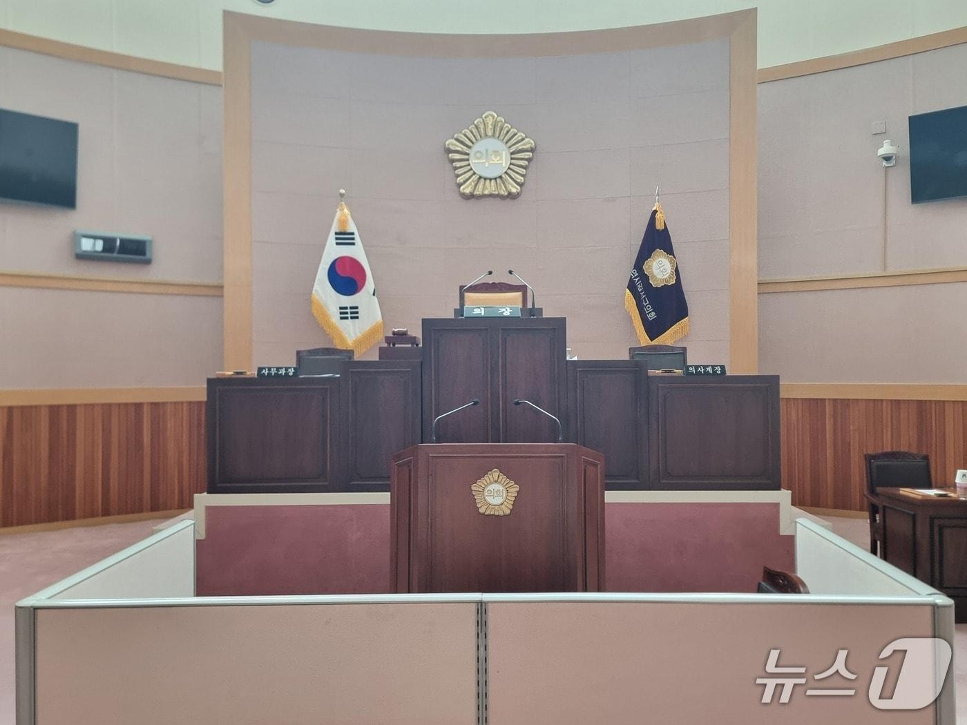 본문 이미지 - 강서구의회 본회의장. (강서구의회 제공. 재판매 및 DB금지)