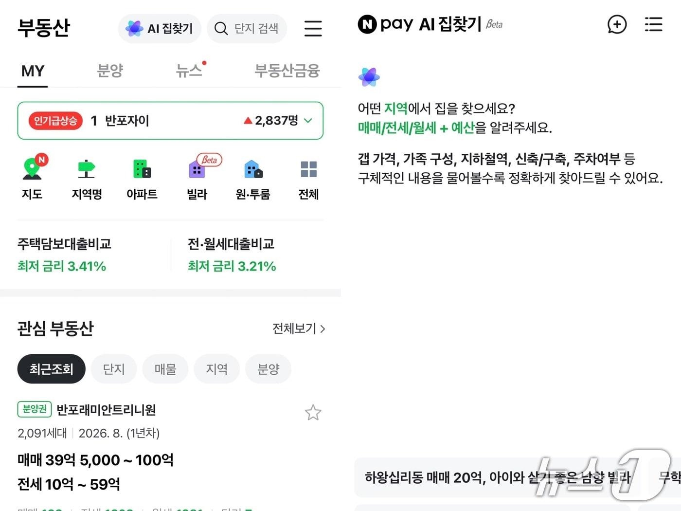 본문 이미지 - (네이버페이 부동산 갈무리)