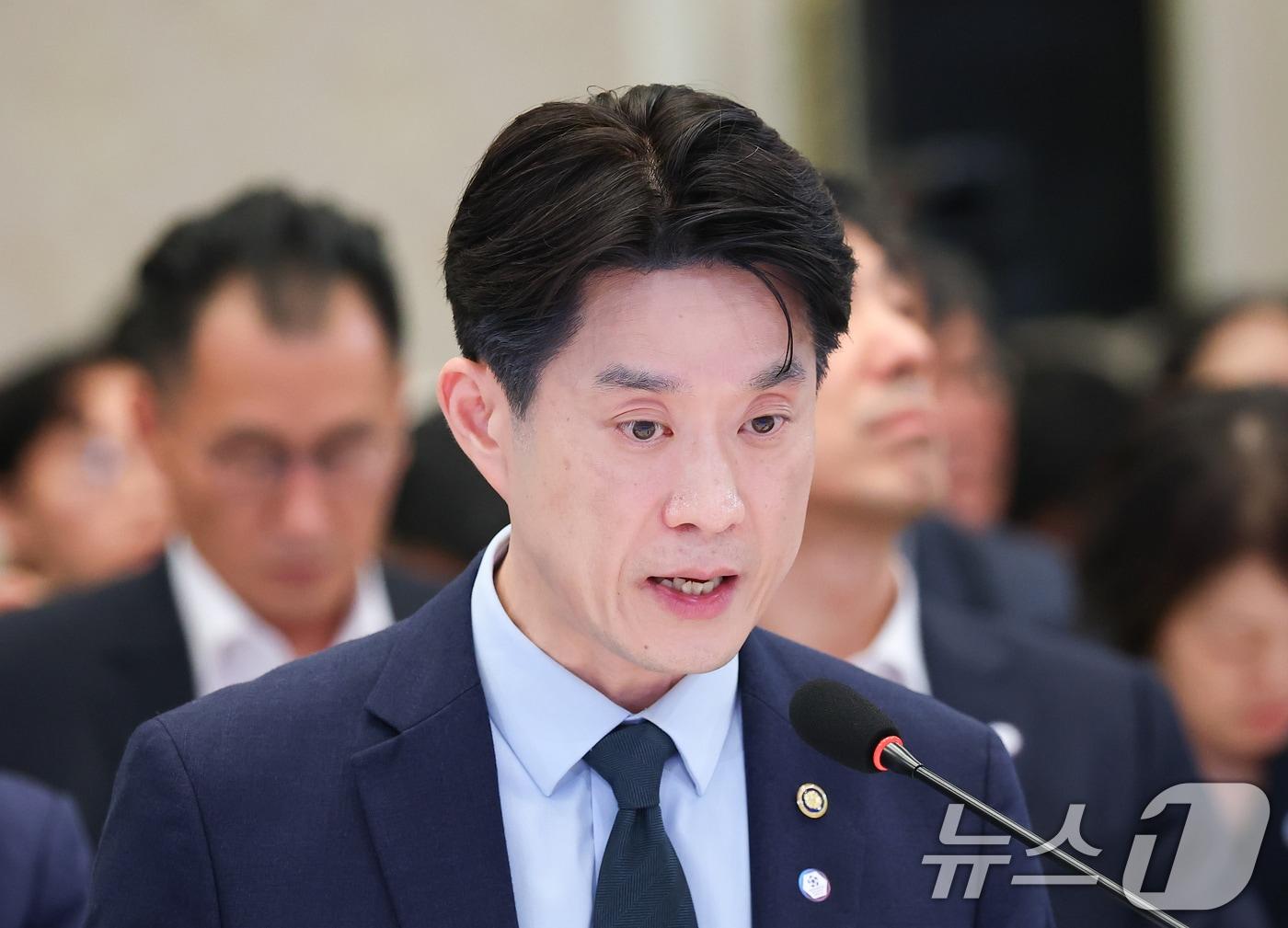 본문 이미지 - 노용석 중소벤처기업부 제1차관 (청와대통신사진기자단) 2026.8.4 ⓒ 뉴스1 이재명 기자