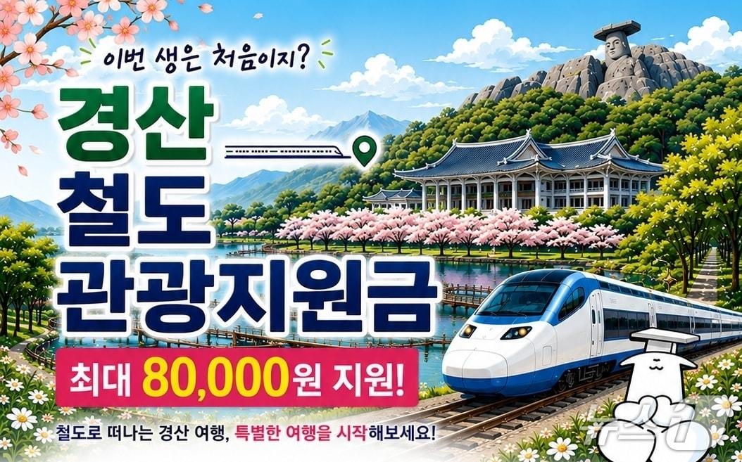본문 이미지 - 경산 철도여행 지원금 지급 포스터/뉴스1
