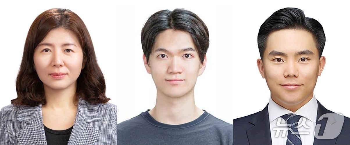 본문 이미지 - GIST 이현주 교수, 정민재 석사과정생, 박세진 박사(왼쪽부터)(지스트 제공, 재판매 및 DB 금지)/뉴스1 