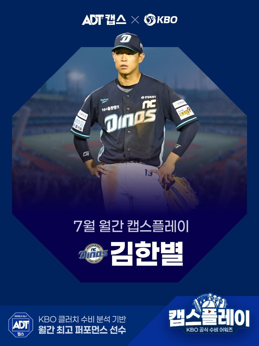 본문 이미지 - 김한별.(KBO 제공)