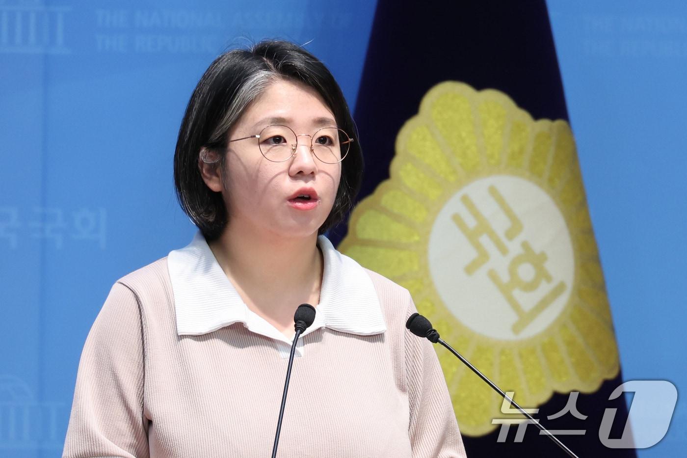 본문 이미지 - 용혜인 성평등가족부 장관 후보자. 2026.8.6 ⓒ 뉴스1 신웅수 기자