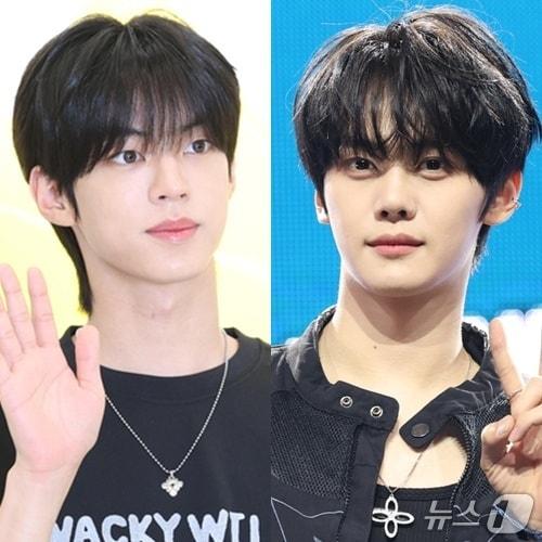 본문 이미지 - 투어스 도훈(왼쪽), 앤더블 김규빈/ 뉴스1 DB