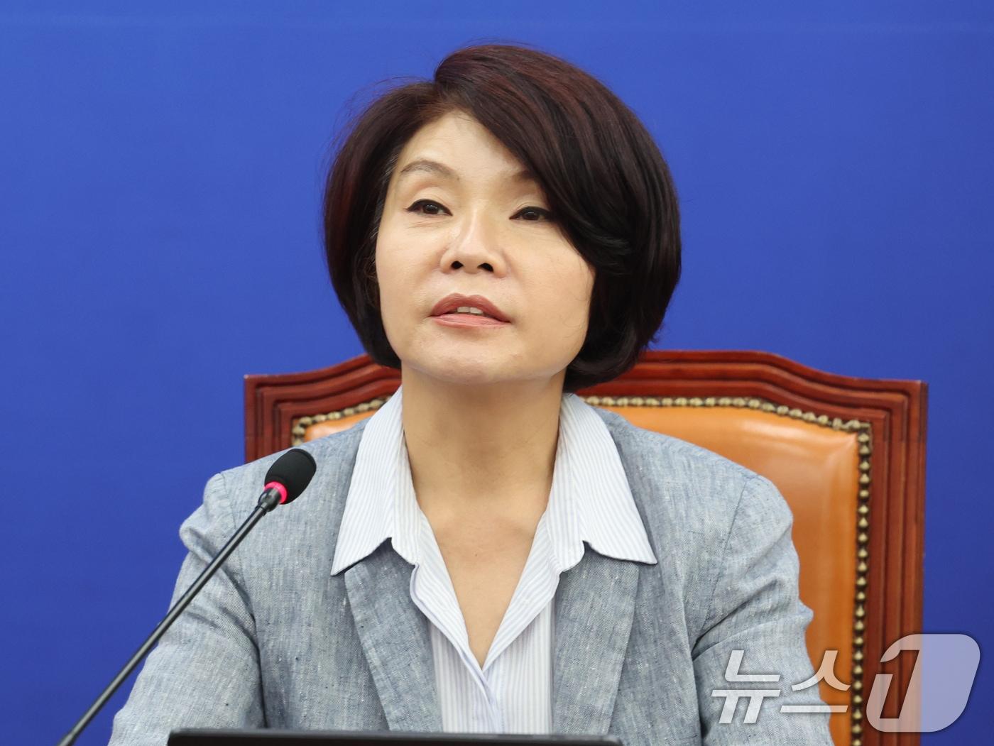 본문 이미지 - 한정애 더불어민주당 정책위의장. ⓒ 뉴스1 황기선 기자