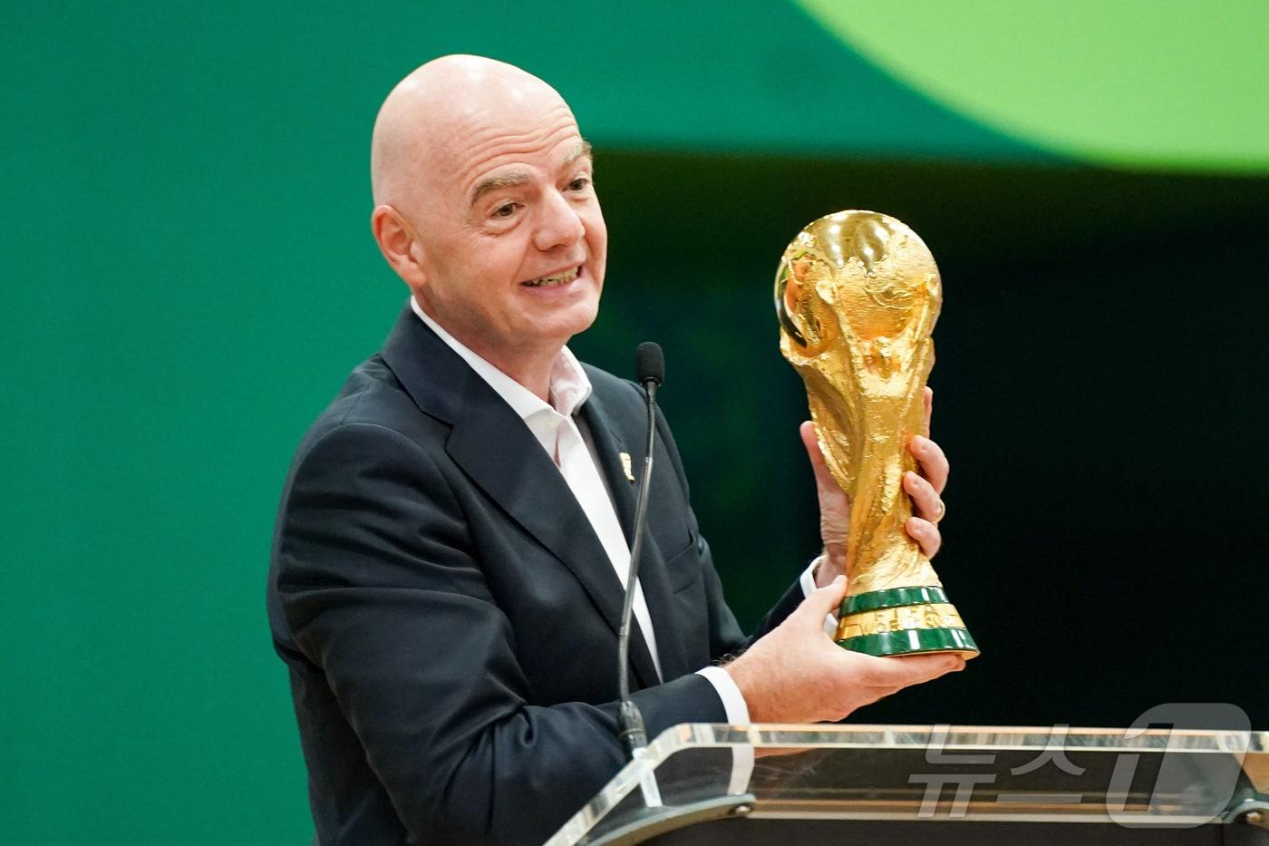 본문 이미지 - 잔니 인판티노 FIFA 회장. ⓒ 로이터=뉴스1