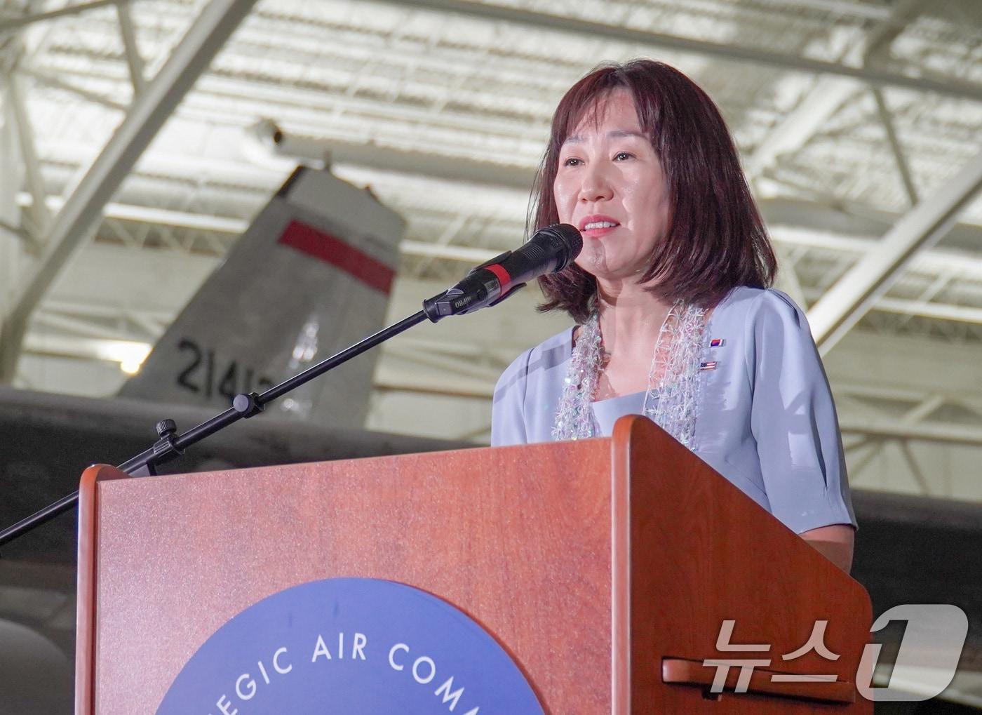 본문 이미지 - 강윤진 국가보훈부 차관.(국가보훈부 제공. 재판매 및 DB 금지) 2026.8.8 ⓒ 뉴스1 박지혜 기자