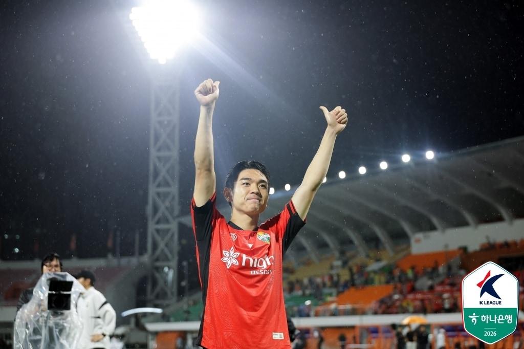 본문 이미지 -  강원FC의 김대원(한국프로축구연맹 제공)