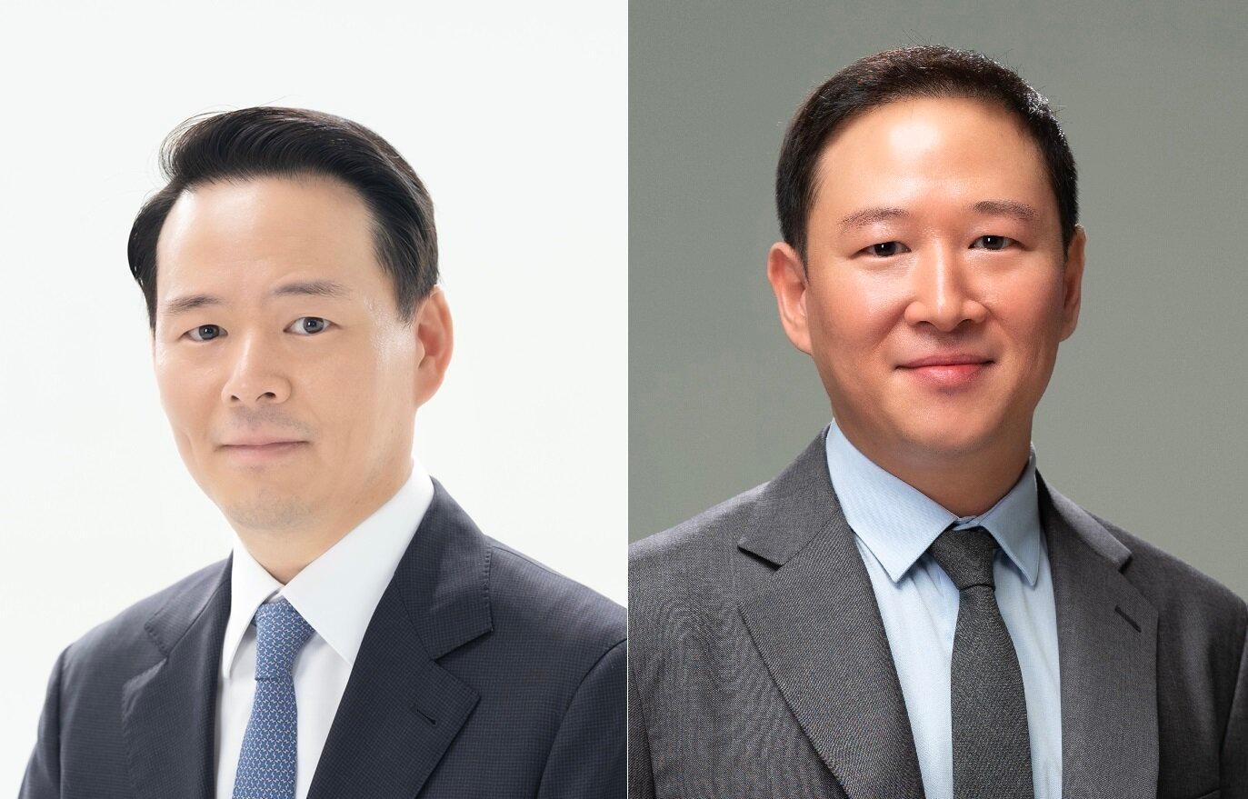 본문 이미지 - 허진수 파리크라상 부회장(왼쪽)과 허희수 비알코리아 사장.(상미당홀딩스 제공)