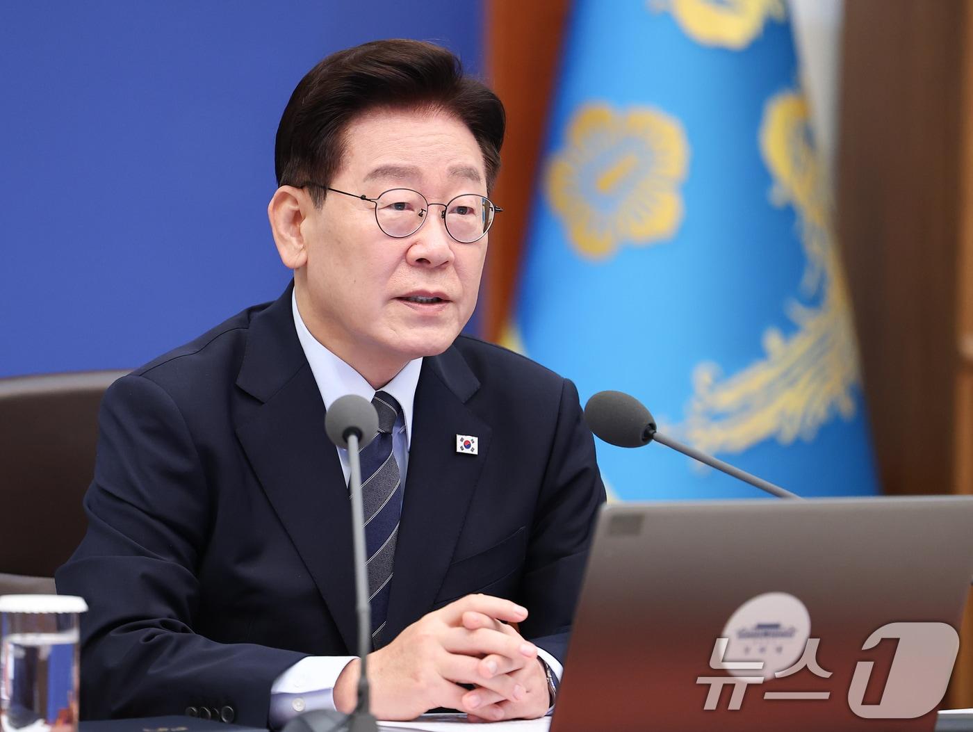 본문 이미지 - 이재명 대통령이 1일 청와대에서 열린 국무회의에서 발언하고 있다. 2026.9.1 ⓒ 뉴스1 이재명 기자