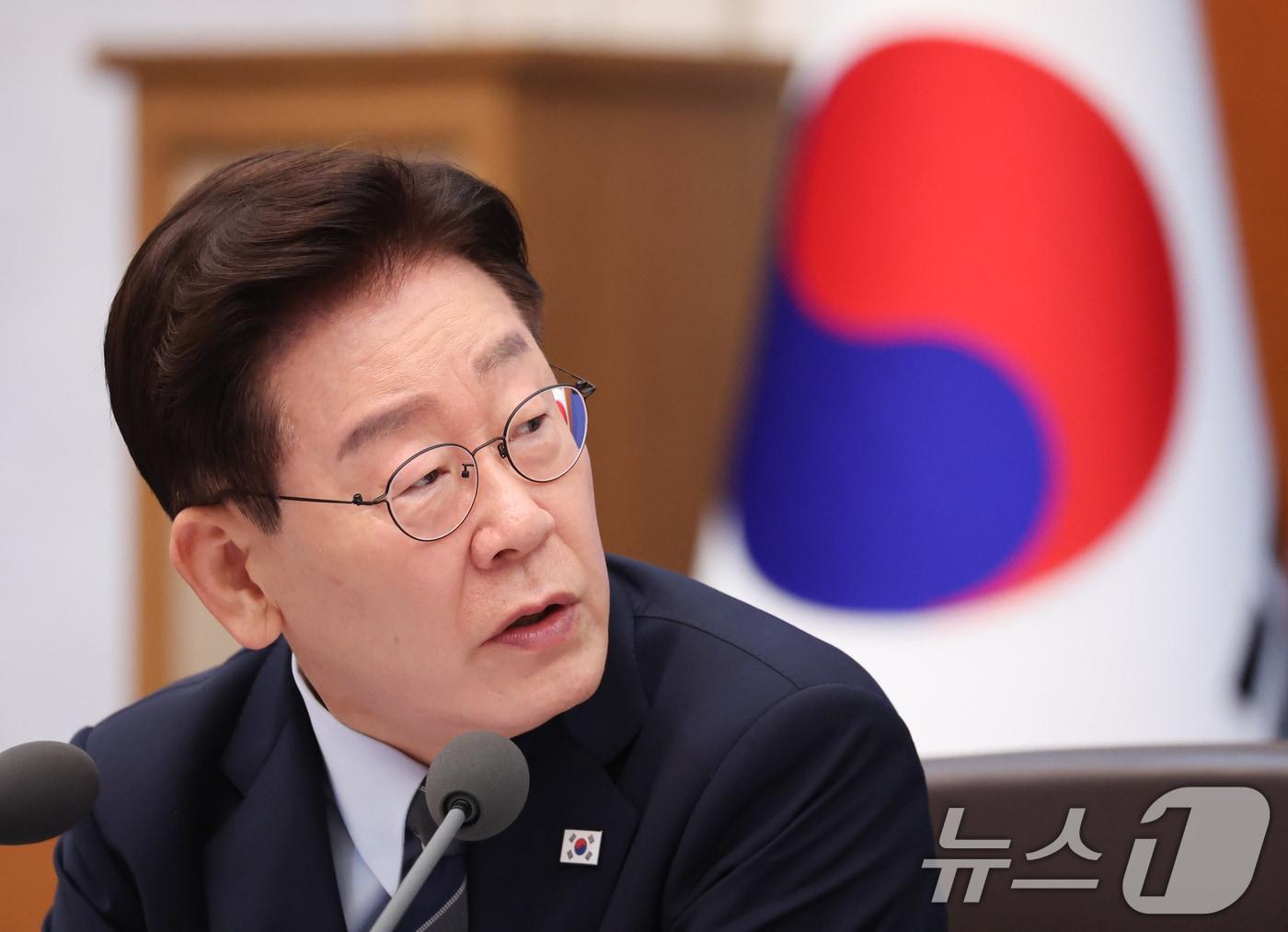 본문 이미지 - 이재명 대통령이 1일 청와대에서 열린 국무회의에서 발언하고 있다. 2026.9.1 ⓒ 뉴스1 이재명 기자