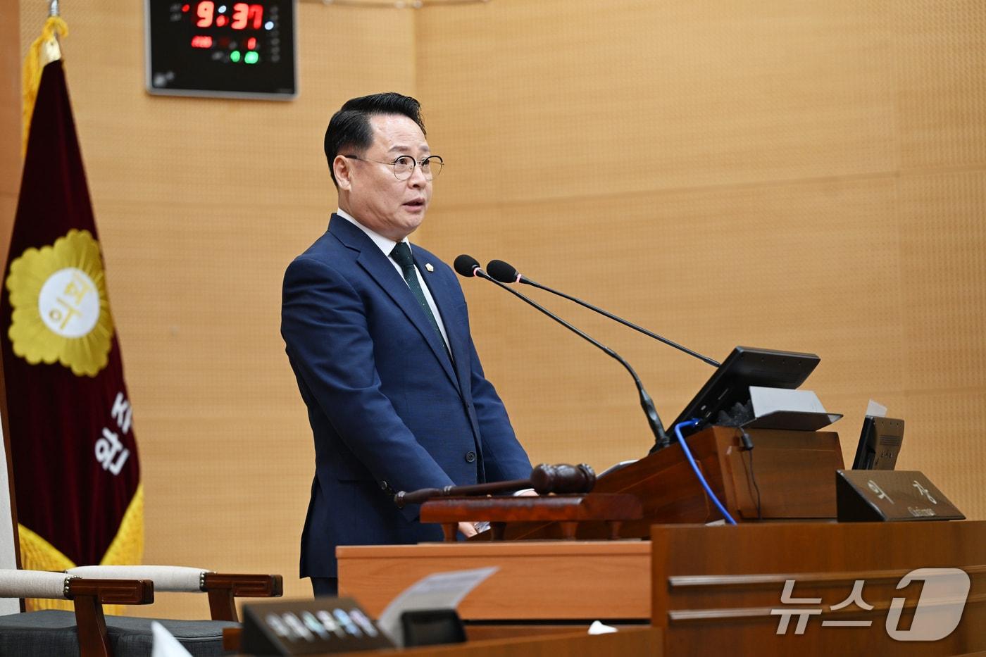 본문 이미지 - 전북 완주군의회가 1일 제303회 제1차 정례회를 열고 16일간의 의사일정에 들어갔다.(의회 제공, 재판매 및 DB금지)2026.9.1/뉴스1