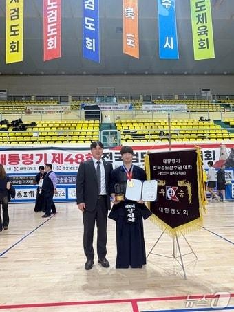 본문 이미지 - 대전대 양진회 선수가 대통령기 전국검도선수권대회 개인전에서 정상에 오르며 올해 두 번째 개인전 우승을 차지했다. (대전대학교 제공. 재판매 및 DB금지) /뉴스1