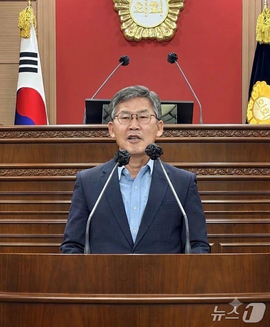 본문 이미지 - 10일 김정흠 전북 임실군의원이 제355회 제1차 정례회에서 5분 발언에서 민선 9기 임실군정이 나아가야 할 방향을 제시했다.(의회제공, 재판매 및 DB금지)2026.9.10/뉴스1