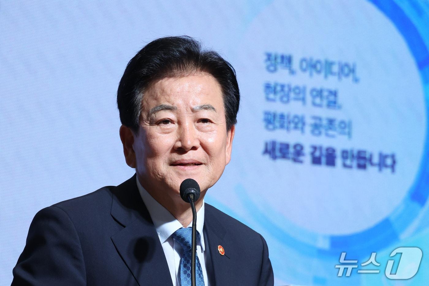 본문 이미지 - 정동영 통일부 장관. 2026.9.14 ⓒ 뉴스1 신웅수 기자