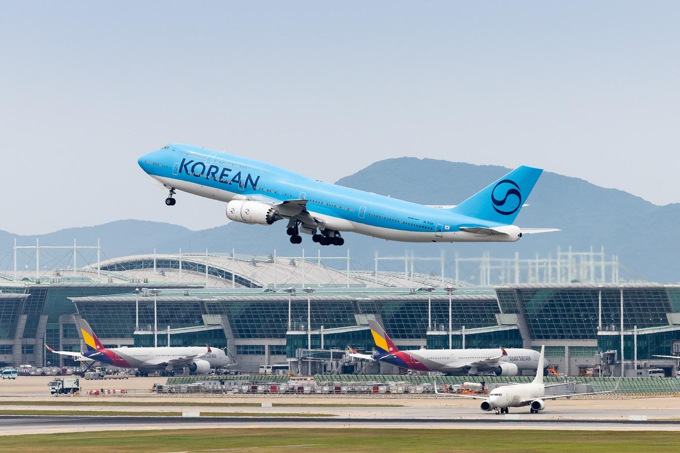 본문 이미지 - 대한항공 B747-8i 항공기(자료사진. 대한항공 제공).