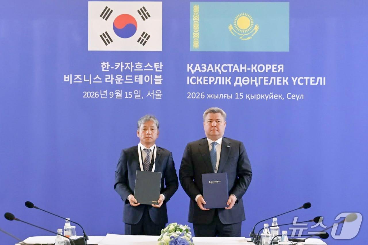 본문 이미지 -  현대엔지니어링, 카작가스와 사업이행 합의서 체결 (현대엔지니어링 제공)