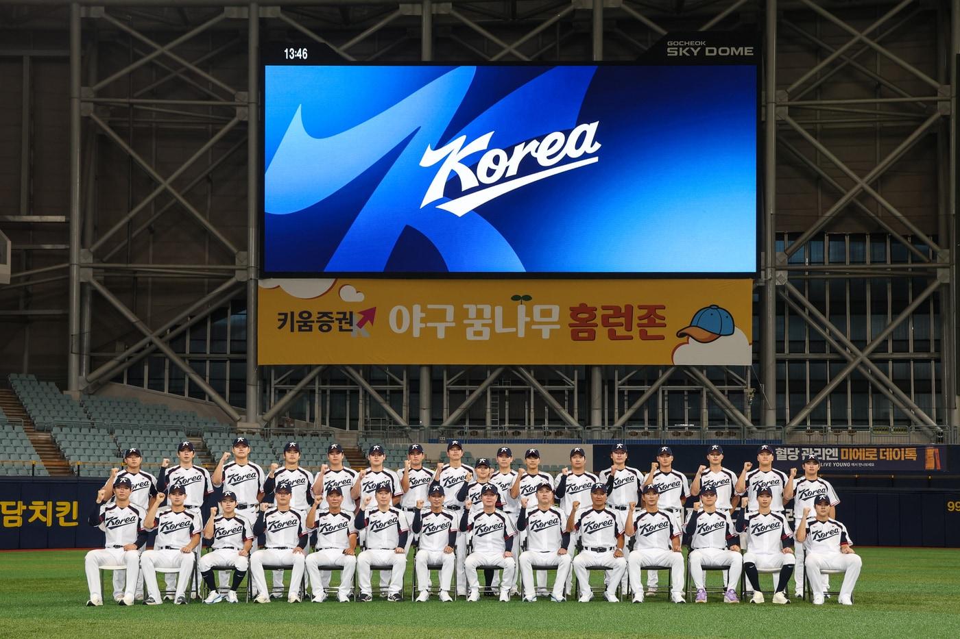 본문 이미지 - 2026 아이치·나고야 아시안게임에 출전하는 한국 야구 대표팀.(KBO 제공) ⓒ 뉴스1 서장원 기자