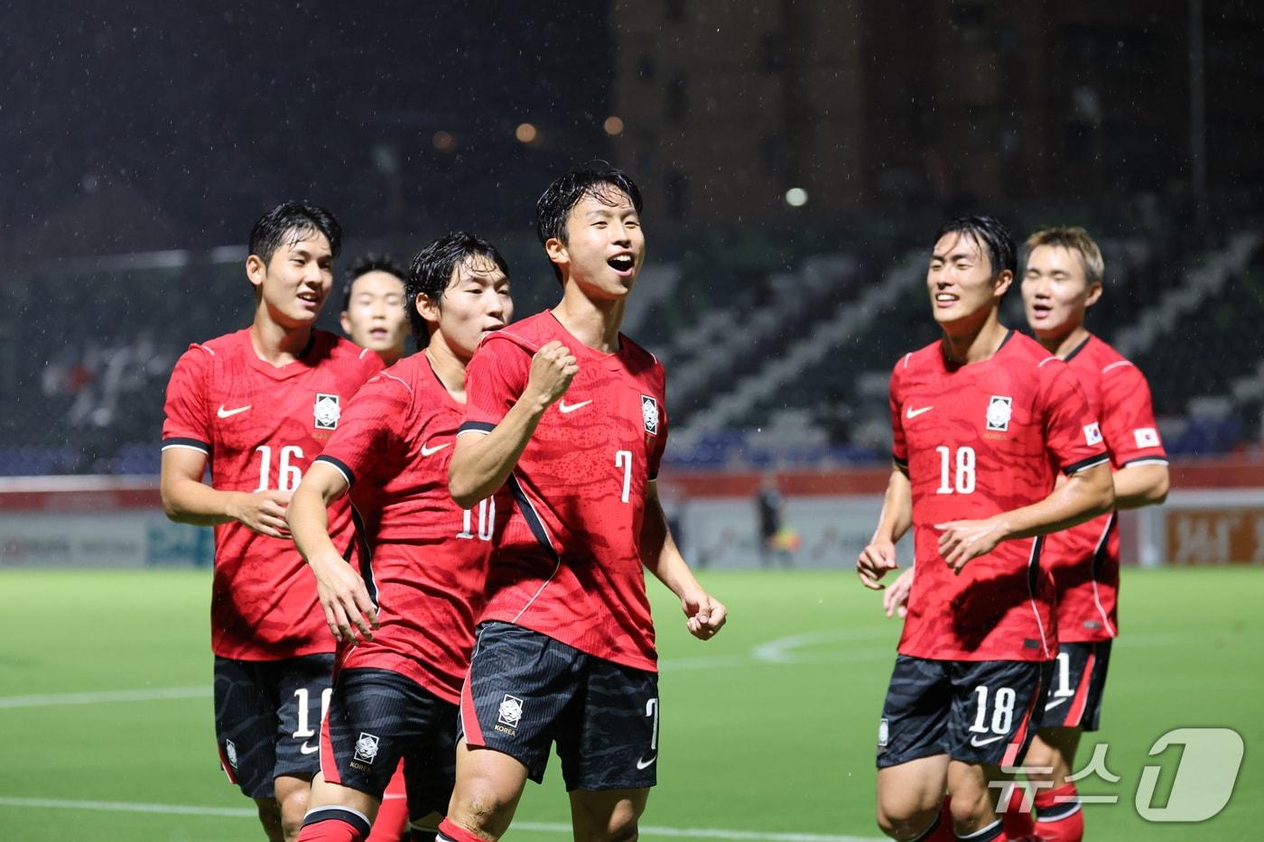 본문 이미지 - 한국 축구대표팀이 8강을 확정했다. 2026.9.15 ⓒ 뉴스1 안은나 기자