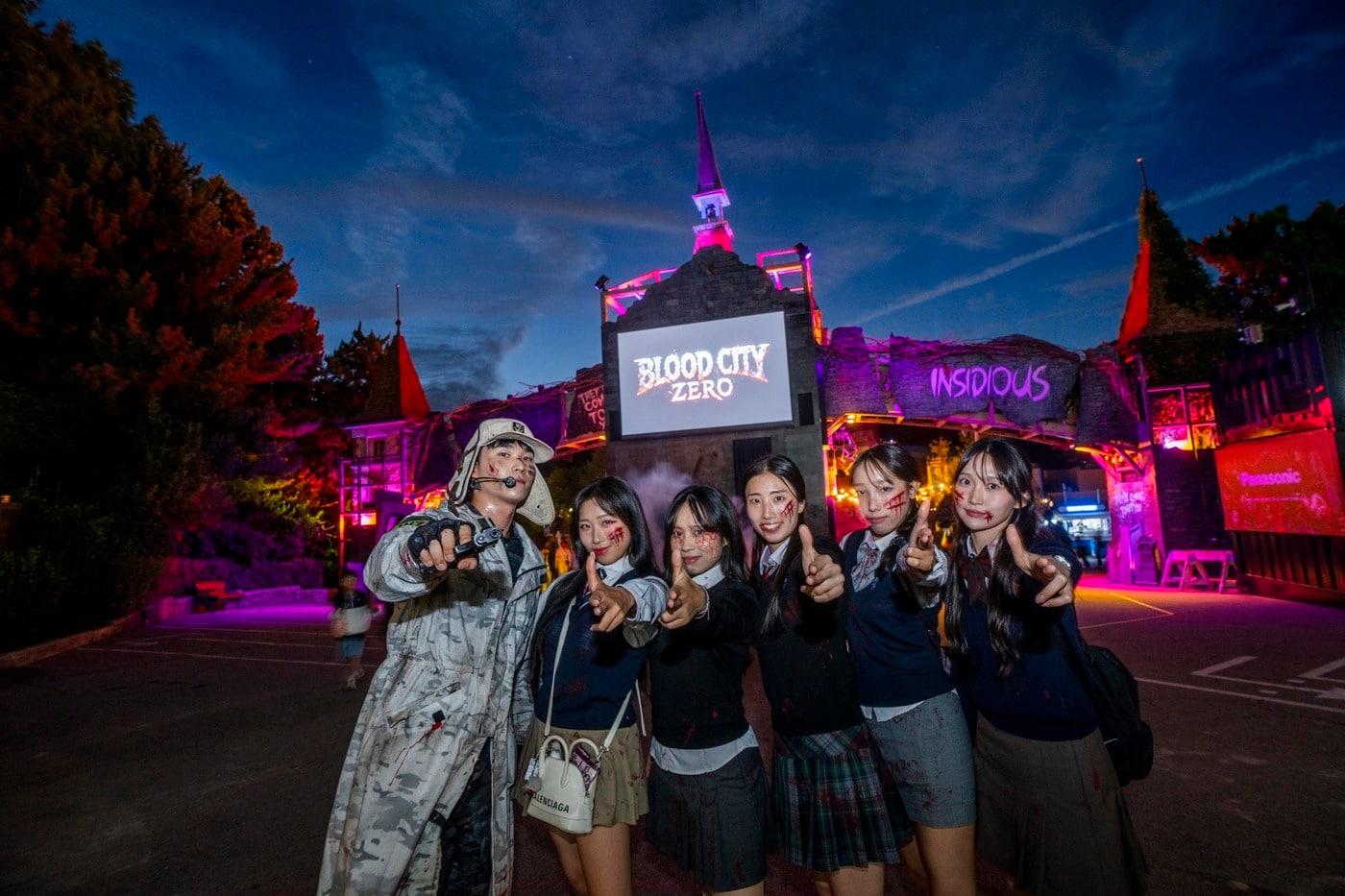 본문 이미지 - 에버랜드 호러 테마존 '블러드시티 제로' (에버랜드 제공)