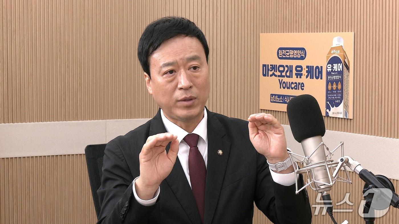 본문 이미지 - 16일 뉴스1TV '팩트앤뷰'에 출연한 정성국 국민의힘 의원. 2026.9.16.