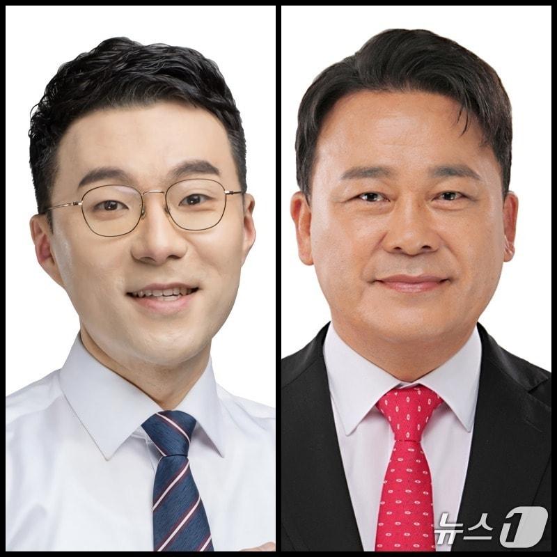 본문 이미지 - 김남국 더불어민주당 의원(왼쪽)과 김석훈 국민의힘 후보.(중앙선거관리위원회 홈페이지 캡처.재판매 및 DB 금지) 2026.9.16/뉴스1
