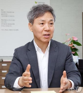 본문 이미지 - 김승수 한국출판문화산업진흥원장 2026.9.16 ⓒ 뉴스1 유경석 기자