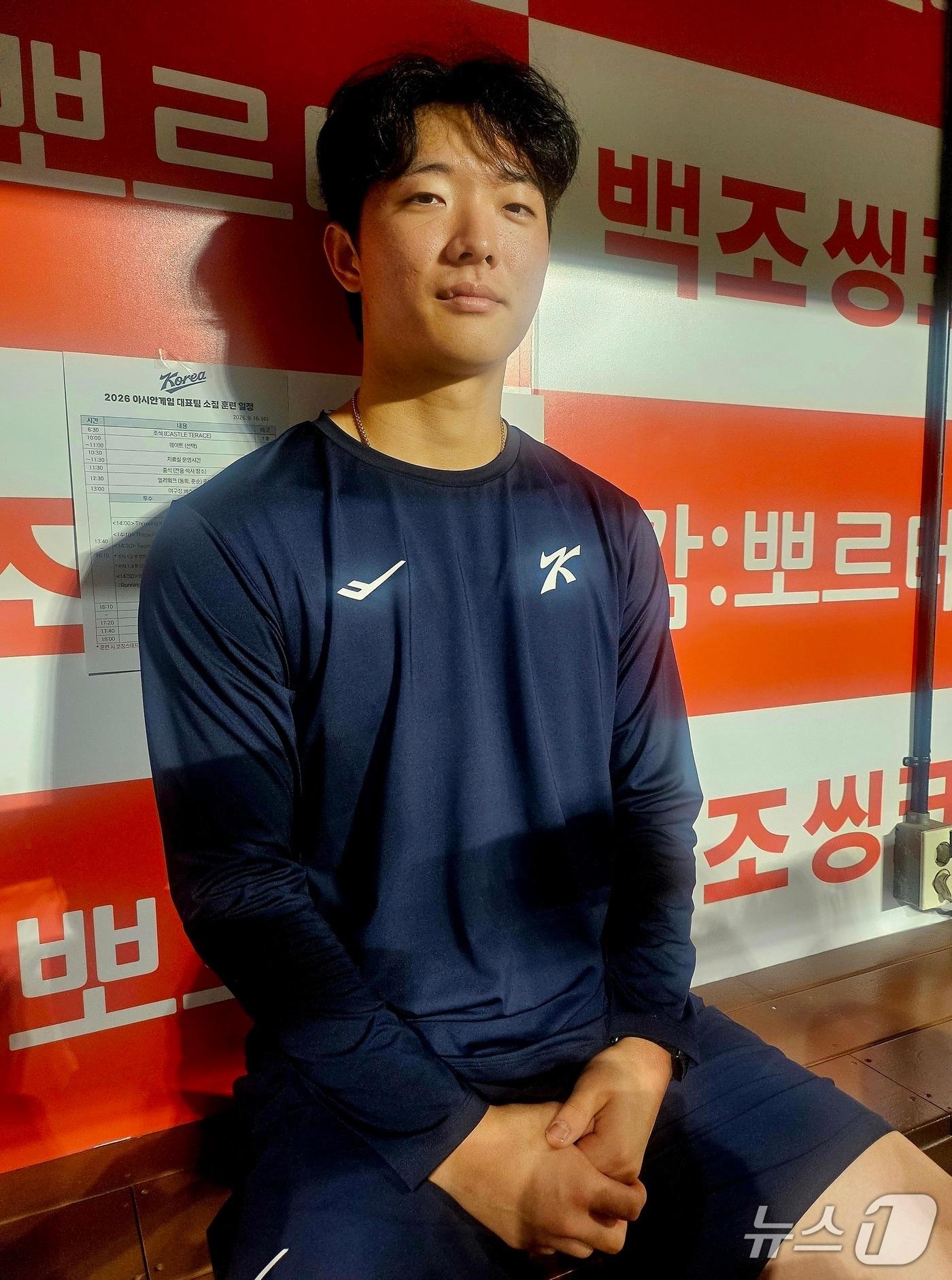 본문 이미지 - 야구 대표팀 최민석. ⓒ News1 권혁준 기자