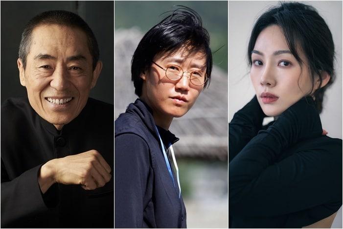본문 이미지 - (왼쪽부터) 장이머우 감독, 정주리 감독, 배우 최희서/ 부산국제영화제 제공