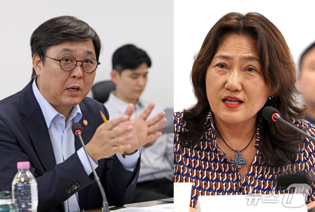 본문 이미지 - 최휘영 문화체육관광부 장관과 방지영 아시테지 코리아 이사장 (문화체육관광부 제공. 재판매 및 DB 금지) 2026.9.17/뉴스1