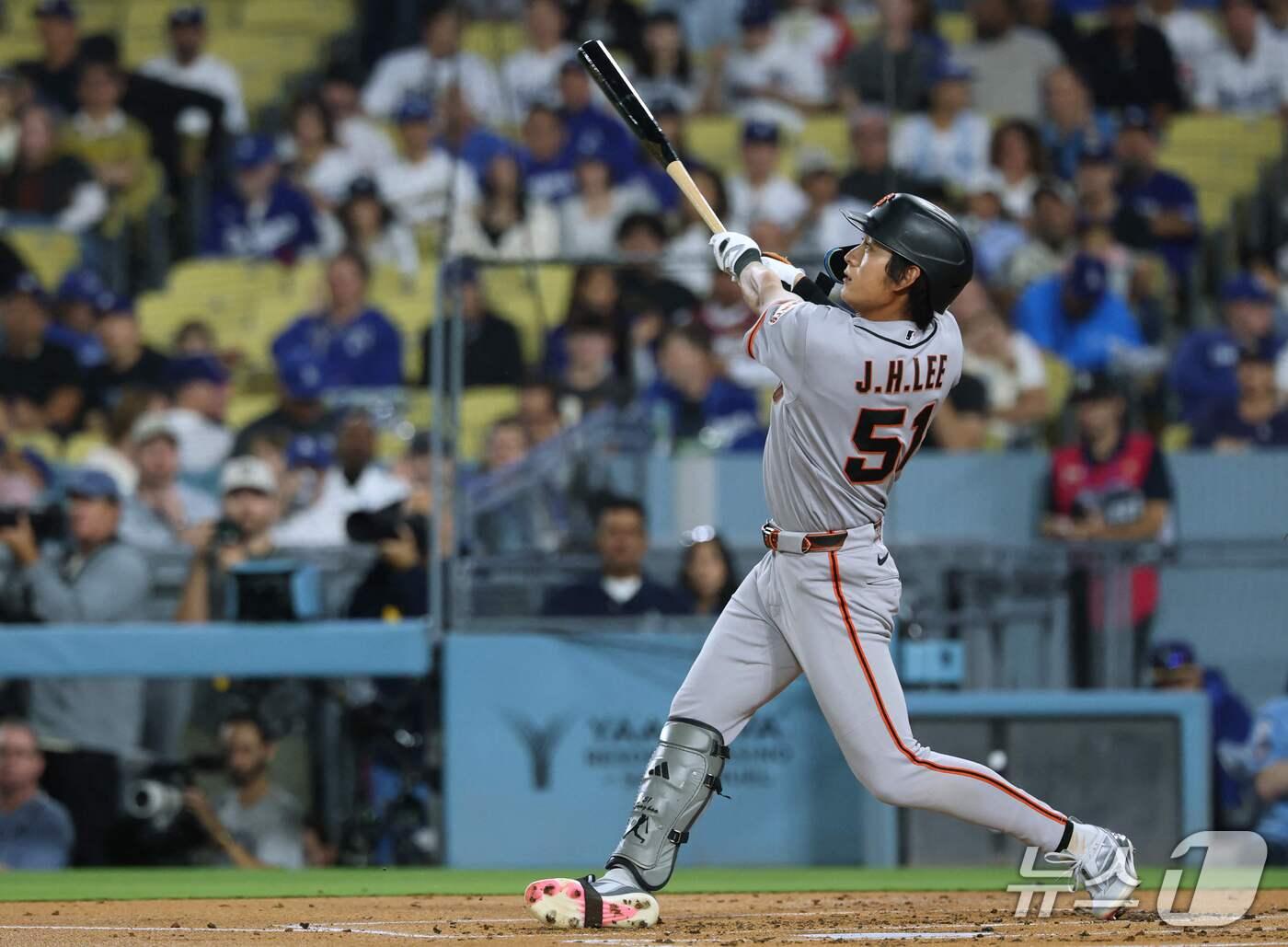 본문 이미지 - MLB 샌프란시스코 이정후. ⓒ AFP=뉴스1