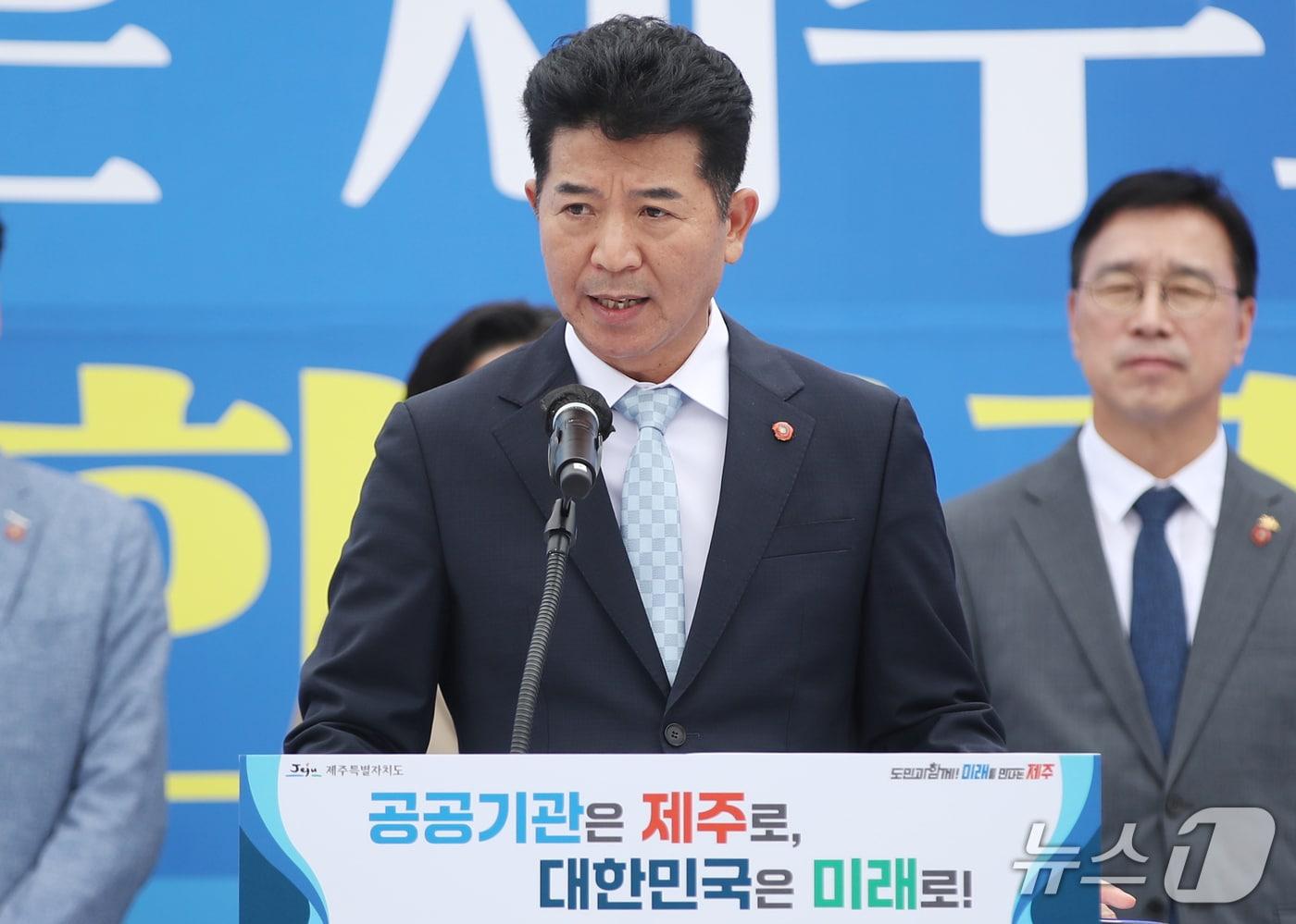 본문 이미지 - 송영훈 제주특별자치도의회 의장.2026.9.19 ⓒ 뉴스1 오미란 기자