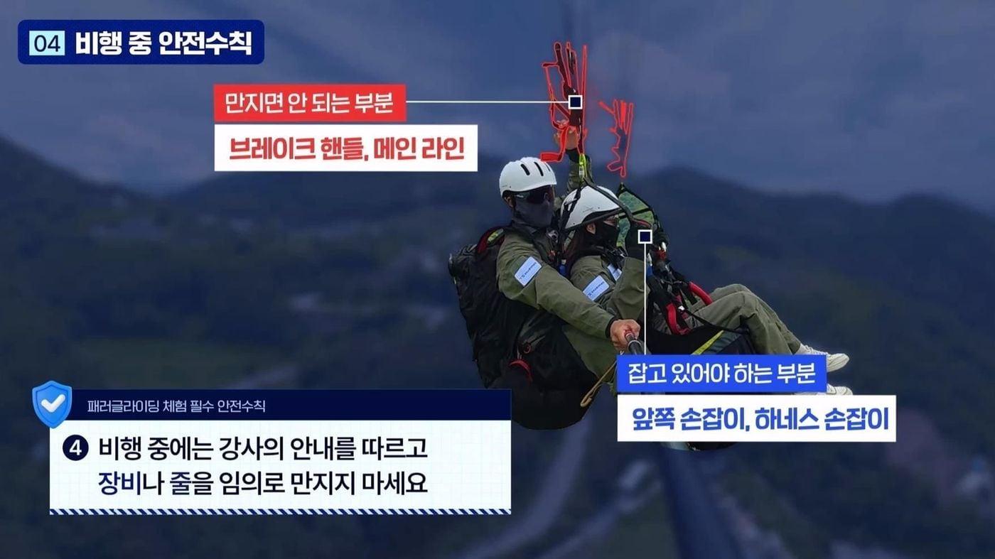 본문 이미지 - 패러글라이딩 안전수칙.(한국교통안전공단 제공)뉴스1ⓒ news1