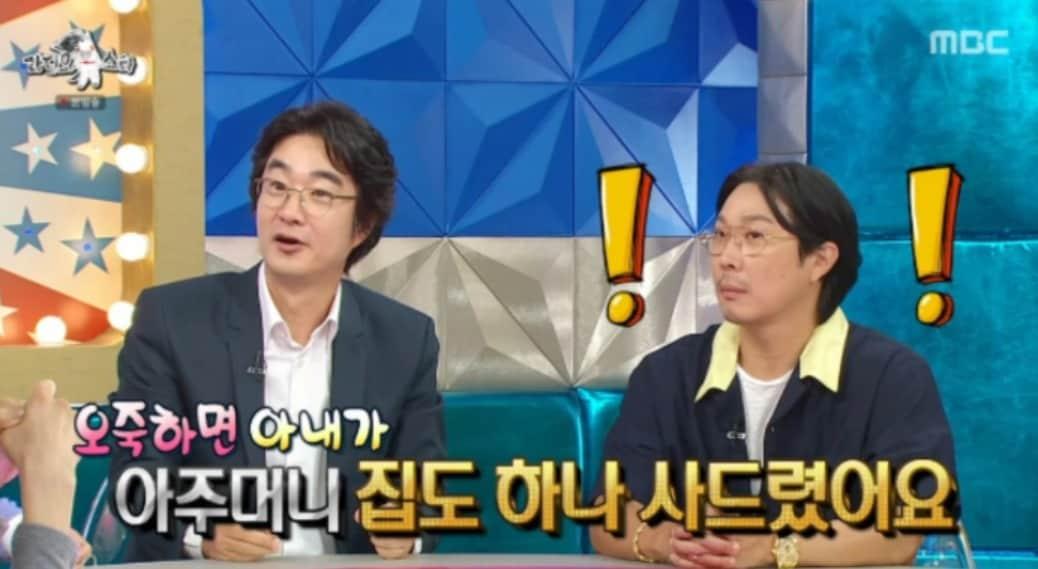 본문 이미지 - 의학박사인 의학채널 '비온뒤' 홍혜걸 대표가 지난 8월 MBC '라디오 스타'에서 가사 도우미 아주머니를 위해 자신의 집근처에 조그마한 오피스텔을 마련해 드렸다는 발언을 하고 있는 모습. (MBC 갈무리· 재판매 및 DB금지) ⓒ 뉴스1