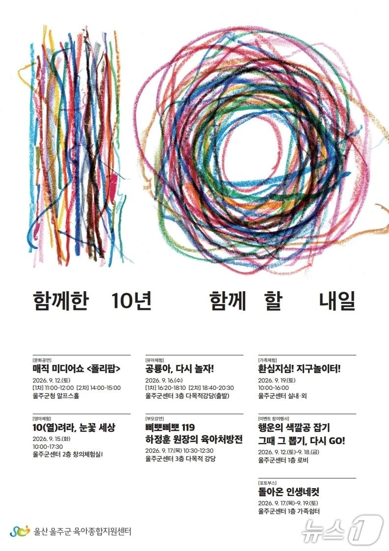 본문 이미지 - 울주군육아종합지원센터 개소 10주년 기념행사. (울주군 제공. 재판매 및 DB 금지) /뉴스1