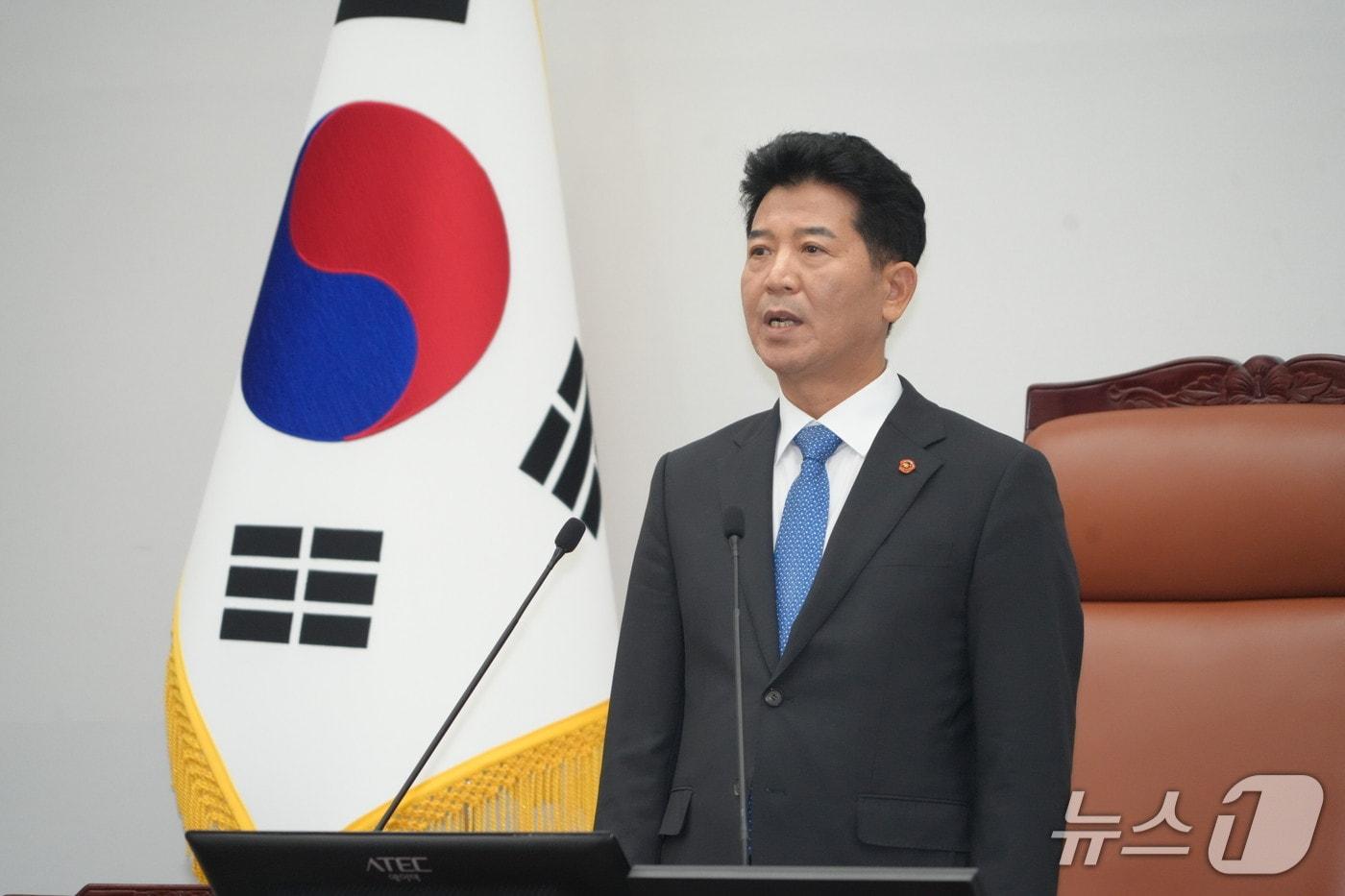본문 이미지 - 송영훈 제주도의회 의장.(제주도의회 제공, 재판매 및 DB 금지)
