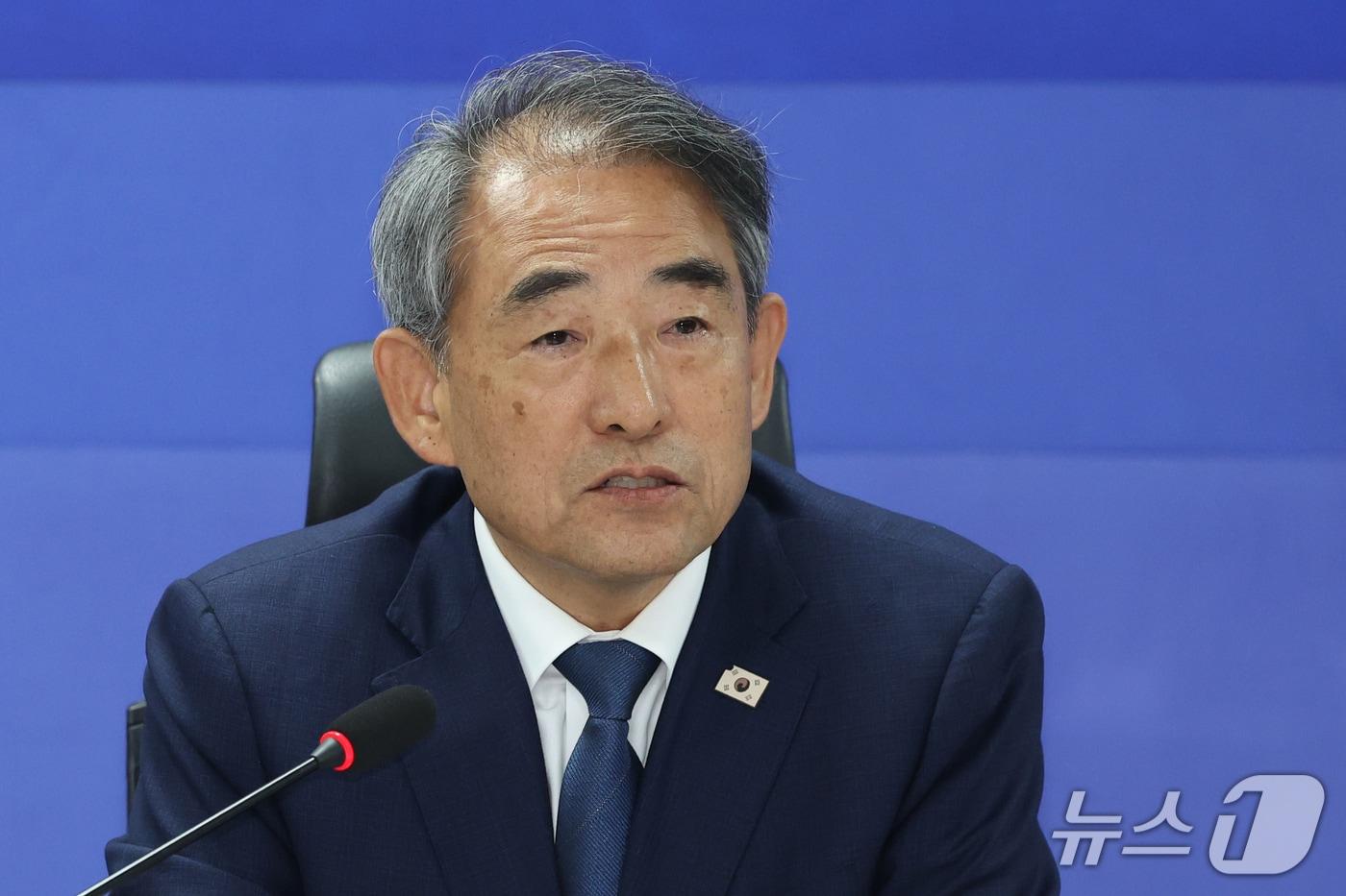 본문 이미지 - 윤준병 더불어민주당 농해수정조위원장이 21일 오전 서울 여의도 국회 의원회관에서 열린 농지 전수조사 추진방향 당정협의회에서 발언을 하고 있다. 2026.9.21 ⓒ 뉴스1 황기선 기자