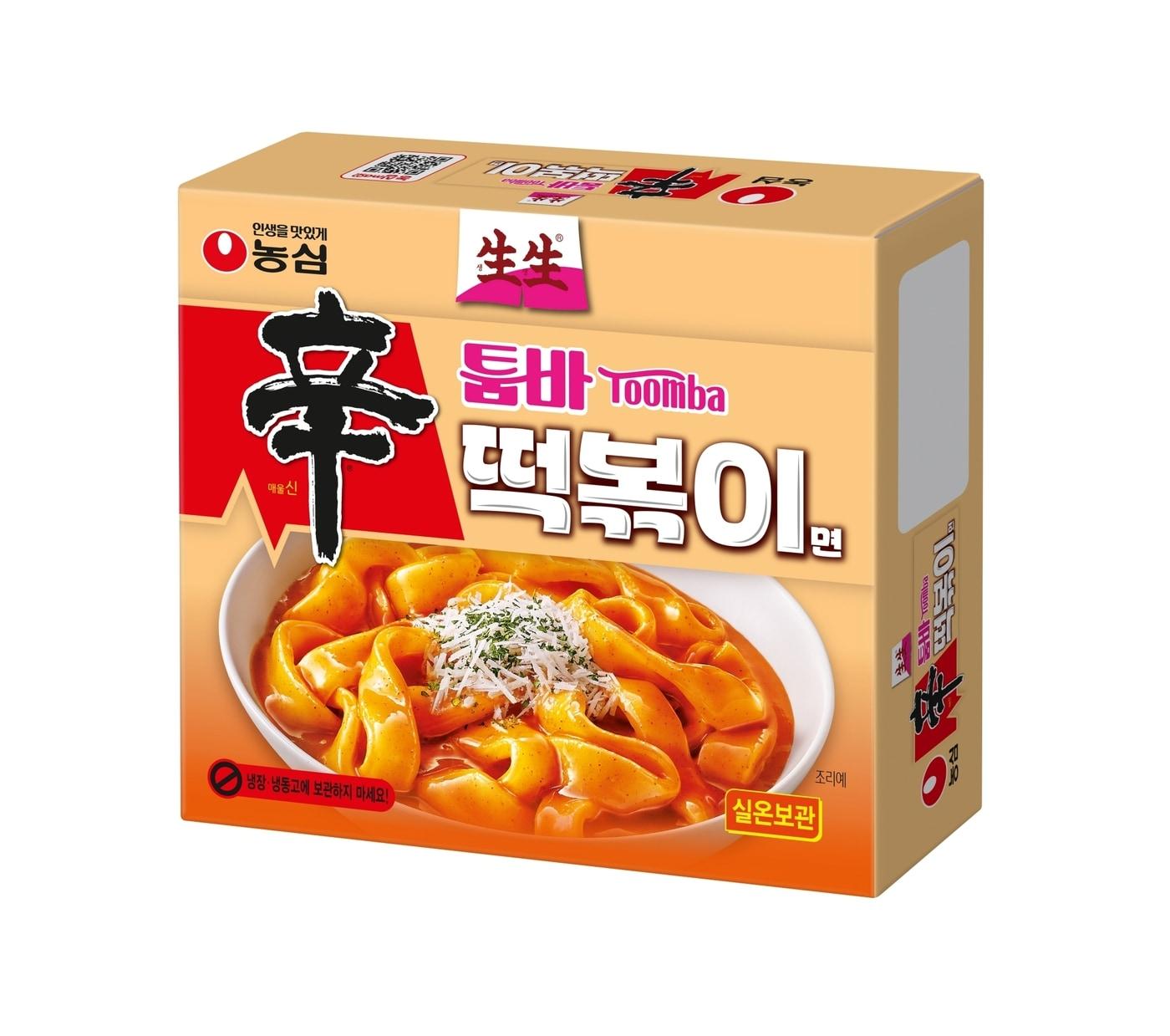 본문 이미지 - 농심 생생신툼바떡볶이면 제품 이미지.(농심 제공)